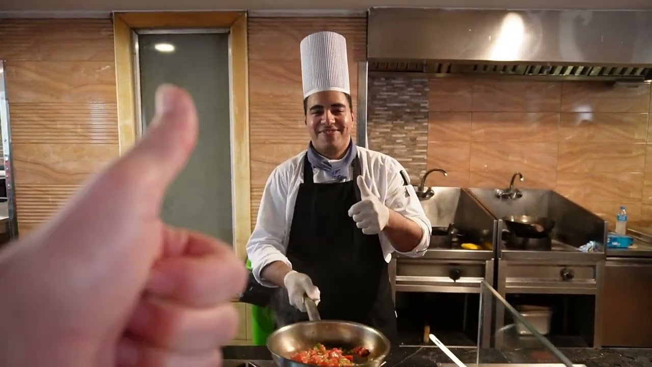 Albartros White Beach ESSEN Mittagsbuffet Hurghada Ägypten