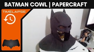 Batman Papercraft Cowl - Timelapse - YouTube