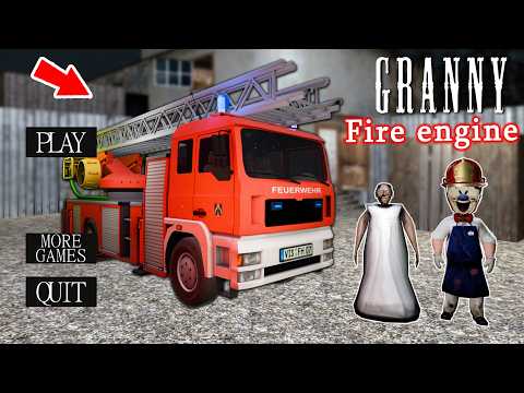 Playing as Granny vs Ice Scream vs Fire engine in room - Gameplay Animation (p.26)