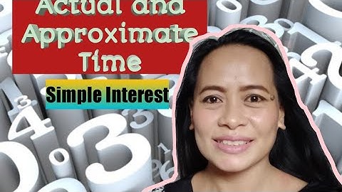 Actual and Approximate Time