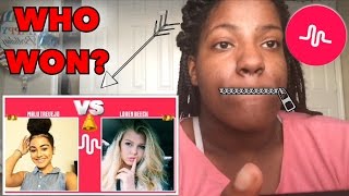 Malu Trevejo Vs Loren Beech Musical.ly REACTION