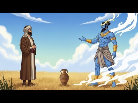 الفلاح مع الجني المحبوس من مئات السنين في جره قصص رائعه 