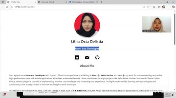 Project website CV - UTS Pemrograman Dasar - Universitas Siber Asia