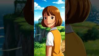 Maeve Thorne walks cliffside path #asmr #anime #animation #relax #relaxing #cozynights#disney