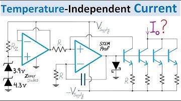 Temperature-Independent Current Circuit Design with Op Amp, BJT, Zener, Schottky Diodes