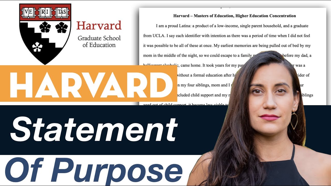 personal statement example harvard