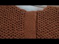 New knitting designpattern 1222 part3 for cardigan sweater jacket frock in hindi