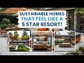 2025 Luxury Minimalist Homes 🌿 | Sustainable Courtyard Kitchens &amp; Cozy Backyard Retreats! | Interior