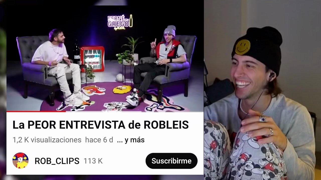 Robleis reacciona a su PEOR ENTREVISTA