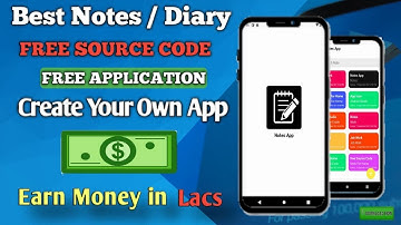 How to Create Notes App | Diary App Android Studio | Free Source Code | Earn Daily Money | Code Free