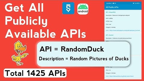 How I made an app to get All Publicly Available APIs | Full Tutorial in Sketchware pro