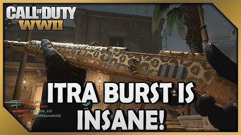 CoD WWII - The ITRA Burst! (Best Class Setup)