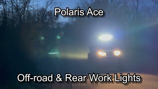 Polaris RZR Ace - Off-road lights Work Lights by Jeep Creep 83 views 4 weeks ago 11 minutes, 39 seconds