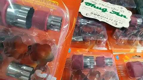 Bộ Khuôn Tỉa Củ Qủa 8 Món  - Mỹ Phẩm Giá Sỉ Thuý An - ĐT (Zalo, Facebook): 0944 51 51 51