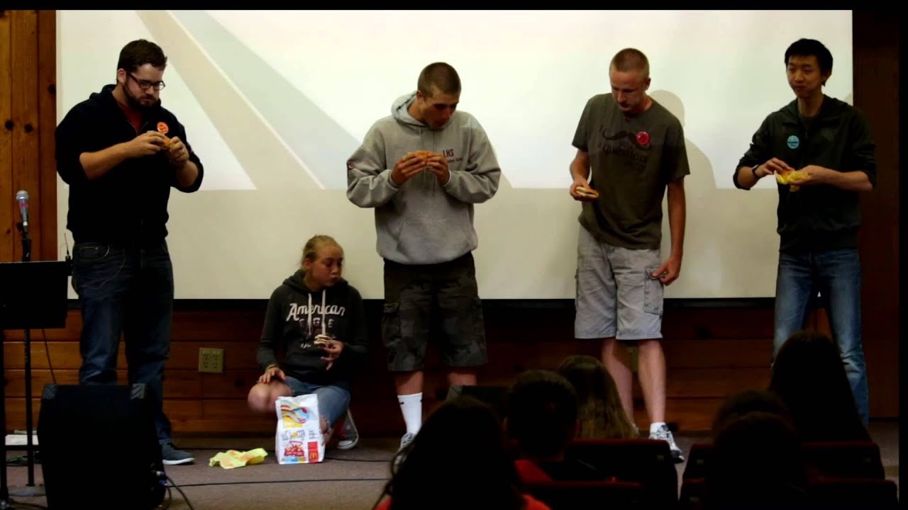 2014 Scholarship Camp Cheeseburger eating contest