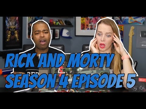 Rick and Morty Season 4 Episode 5 "Rattlestar Ricklactica" (REACTION 🔥)