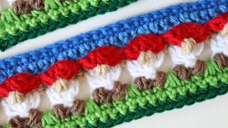 Crochet Gnome Border