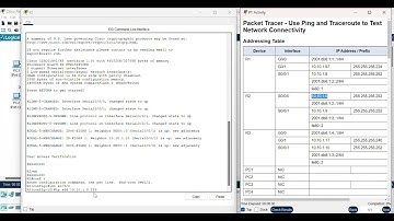 13.2.7 Packet Tracer  - Use Ping and Traceroute to Test Network Connectivity