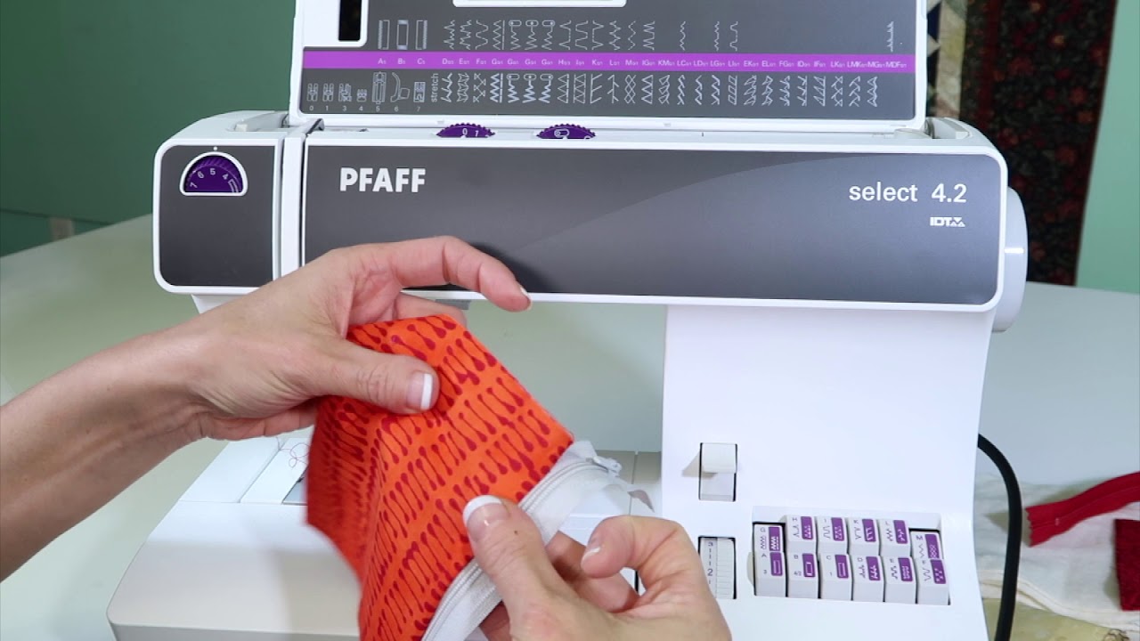 Pfaff Select 4.2 35 Zipper Foot YouTube