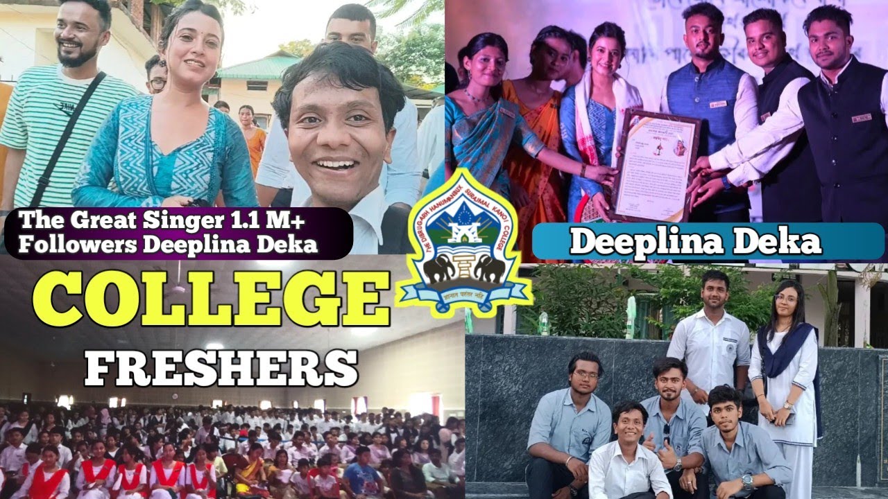 DHSK College Dibrugarh Freshers party | 2024 | Deeplina Deka at DHSK college | Dibrugarh Sqb vlogs