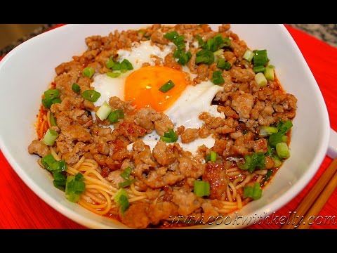 0 Sichuan Spicy Dan Dan Noodles/四川擔擔面/Chinese Food, Cooking and Recipes