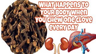 Chewing One Cloves Benefits | What happens to your body when you chew one clove everyday | Teeth | M