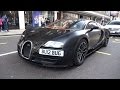 Bugatti veyron 164 super sport sang noir  brutal accelerations