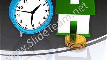 House And Alarm clock Security PowerPoint Templates PPT Background  1112 Slides Backgrounds