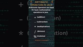 Arithmetic operators in java📱#compilation #computer #code #codes #java #students #friends #computer