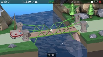 Poly Bridge 2 Pine Mountains 1-13 Redraw