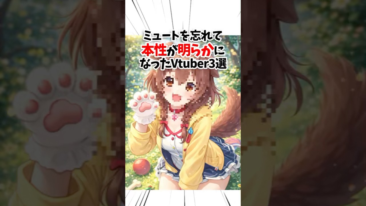Vtuberの本当の声が聞こえちゃった #vtuber #バレた