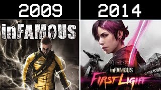 Evolution of inFamous Games 2009-2014
