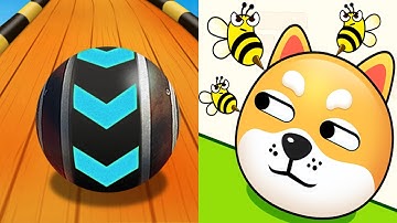 Sky Rolling Balls VS Save The Dog - All Levels Gameplay Android iOS Ep 3