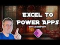 Let's Convert an Excel to Power Apps with SharePoint!