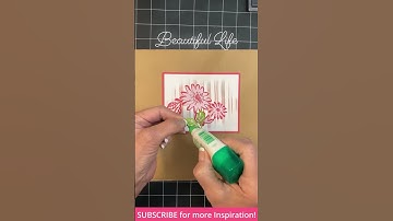 Make Your Cards Stand Out With Stencils! #shorts