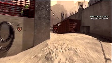 MW3 Hardhat Search and Destroy Triple kill opening route
