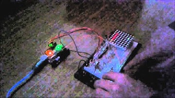 Snake game using Arduino - Video 1