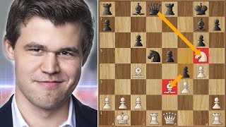 Magnus Carlsen Blunders a Piece in The Opening - Tata Steel chess 2018. | Round 8 screenshot 3