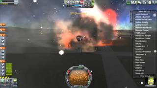 Kerbal Space Program explosion at launchpad 2