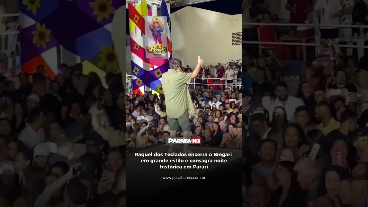 Raquel dos Teclados encerra o Bregari em grande estilo e consagra noite histórica em Parari