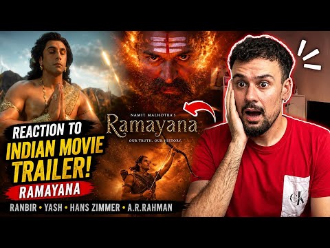 REACTION TO INDIAN MOVIE TRAILER: Namit Malhotra’s Ramayana Ranbir, Yash, Hans Zimmer, A.R.Rahman