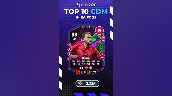 Top 10 CDM In EA FC 25!🔥
