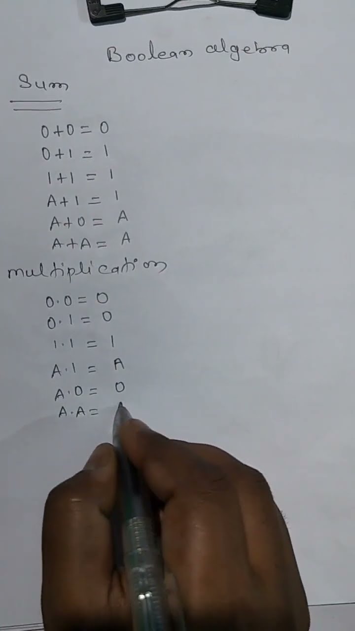 Boolean algebra - YouTube