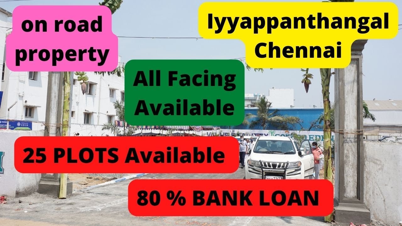 Plots/Land For Sale In Iyyappanthangal Chennai/Land Sale In Chennai