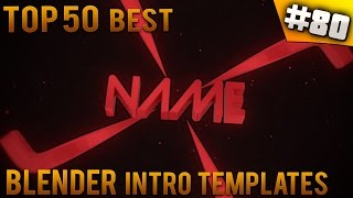 TOP 50 BEST Blender intro templates #80