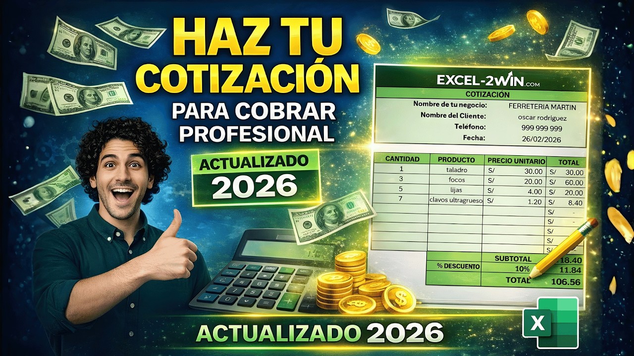 Cotización y Orden de Compra en Excel (Plantilla)