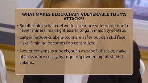 What Makes Blockchain Vulnerable To 51% Attacks? - Talking Tech Trends