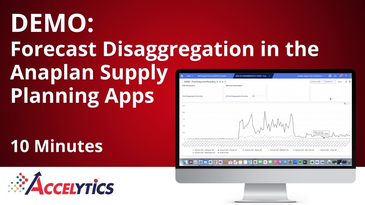 Forecast Disaggregation in Anaplan Supply Planning Apps - Supply Chain Experts | Accelytics