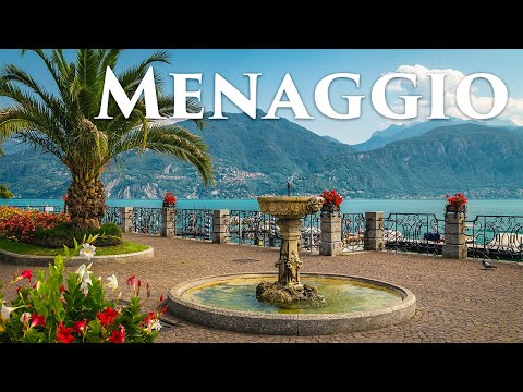 Menaggio, Italy 4K - A Beautiful Town Overlooking Lake Como - Walking Tour, Travel Vlog