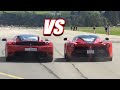 FERRARI ENZO vs LA FERRARI - DRAG RACE!😍🔥